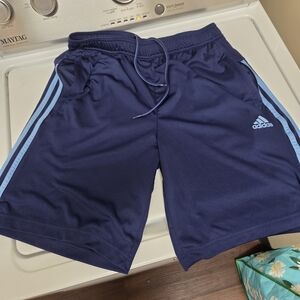 Adidas Navy Blue Athletic Shorts